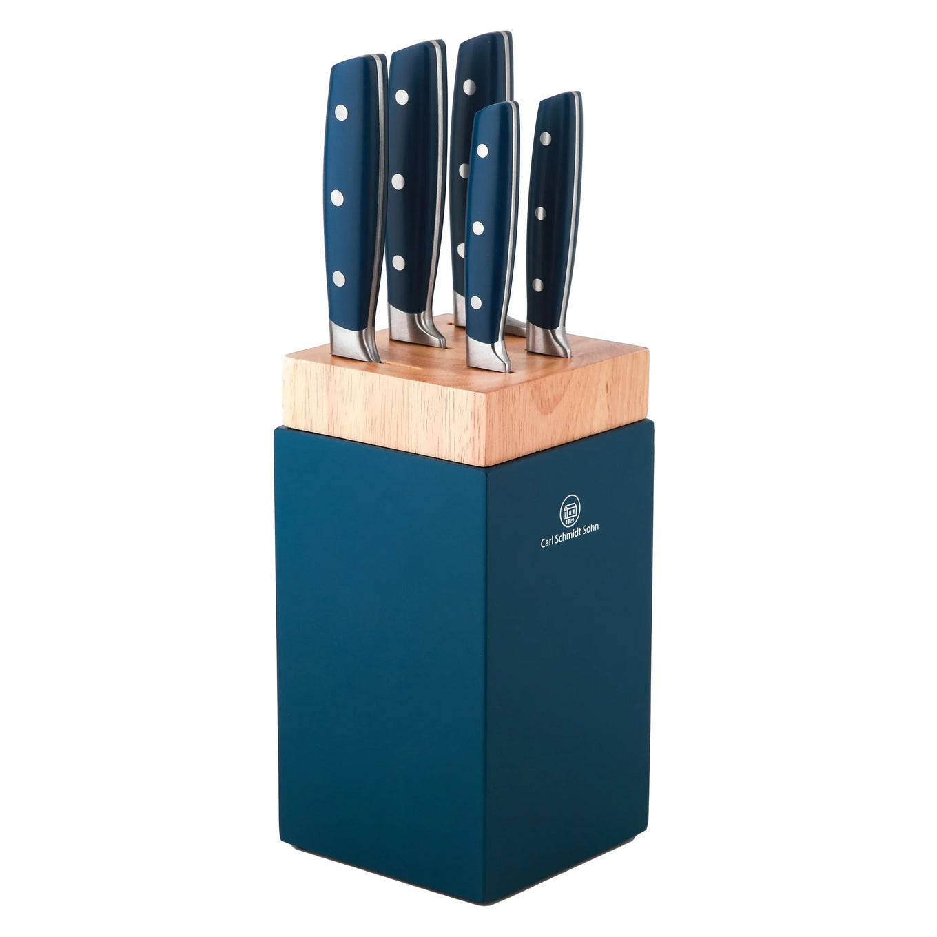 Комплект ножове на дървена стойка Kamen, CS Solingen, 6 части