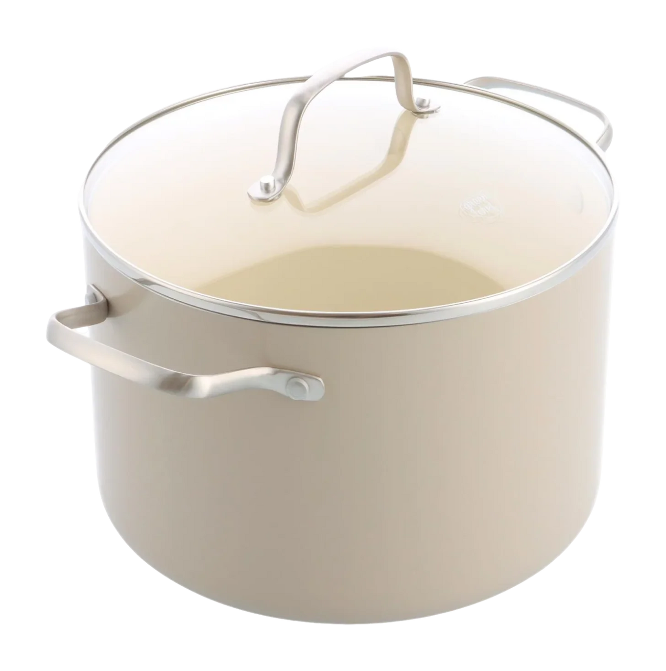 Тенджера с капак Green Chef Nordics D 24 cm 7,6 L Керамично покритие с диамантени кристали Thermolon