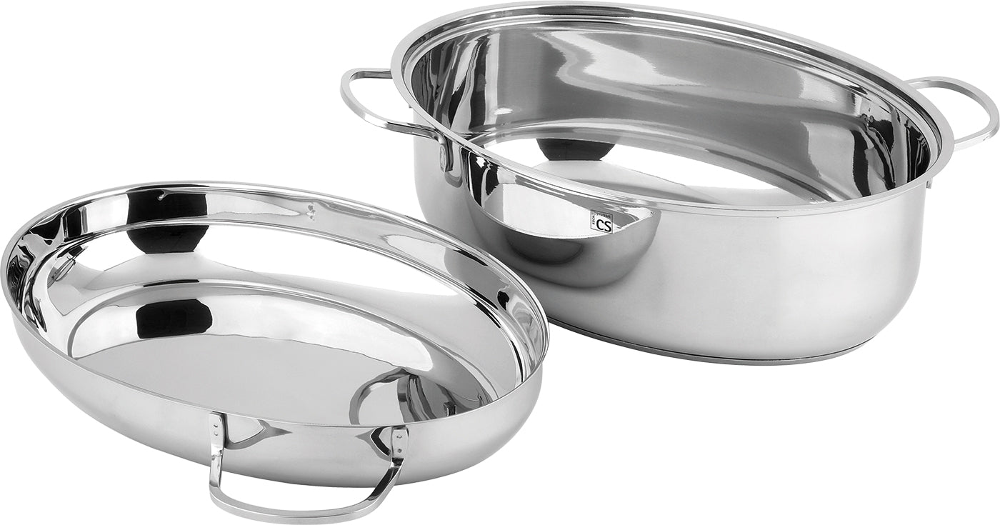 Гювеч за печене Trier с елипсовидна форма с капак на CS Solingen 8,5 L