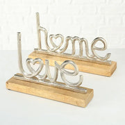 Декорация надпис home/love