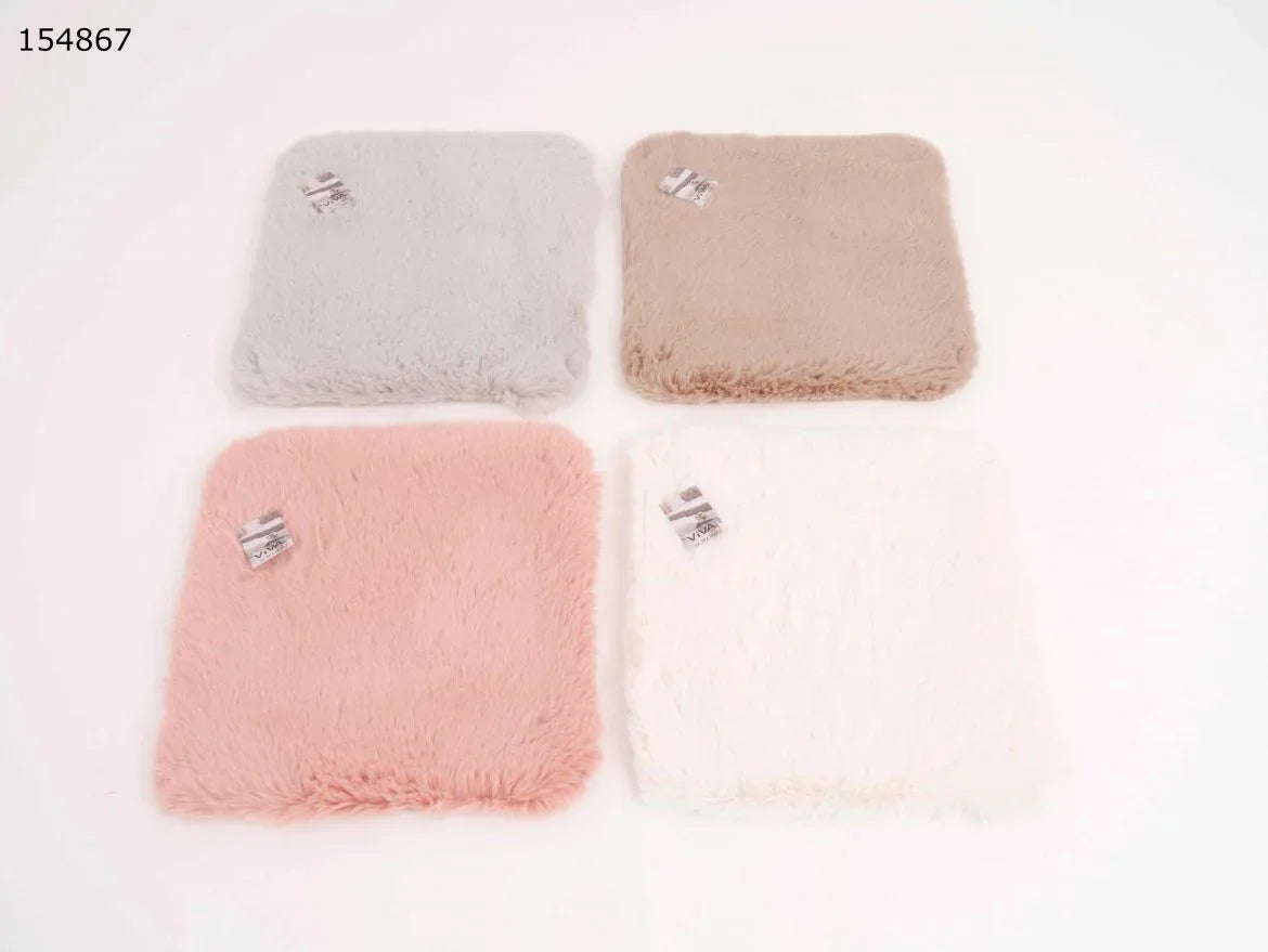 Изкуствена кожа 75 х 75 см сърце имитация  козина на диво животно