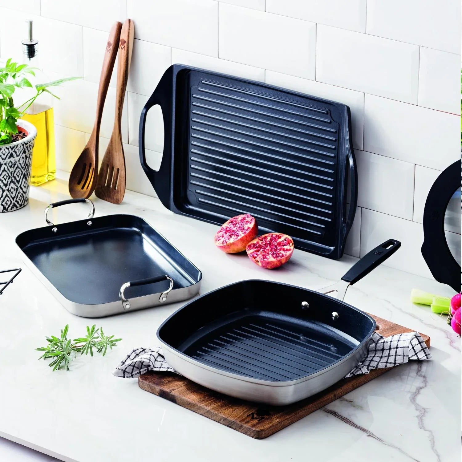 Грил тава Teppanyaki 32x23 cm Индукция