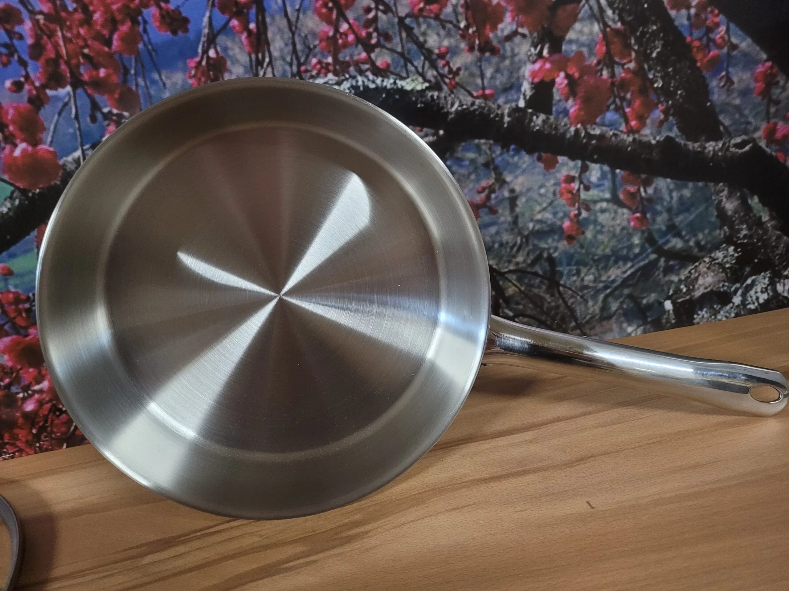 Тиган със стъклен капак Guzzini D 24 cm неръждаема CrNi 18/10 стомана, вместимост 2,5 литра