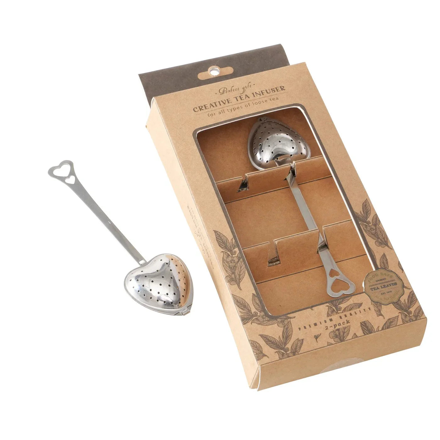 Комплект два броя цедки за чай Teatime, неръждаема стомана