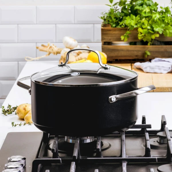 Tенджера Green Pan Copenhagen 24 см и 20 см керамично покритие Thermolon с диамантени частици