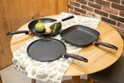 Комплект тиган D 28 cm, Грил тиган 28х28 cm и Тиган палачинки D 28 cm Серия Munster CS Solingen