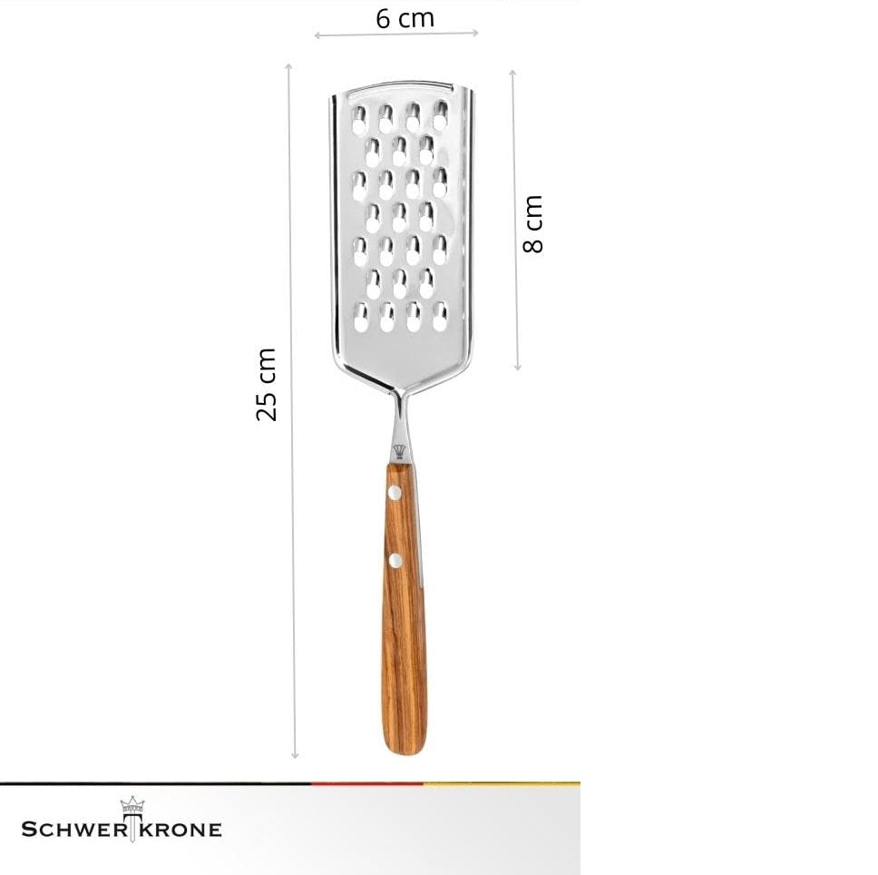 Ренде кухненско едро Schwertkrone Solingen L 25 cm, дръжка маслинено дърво