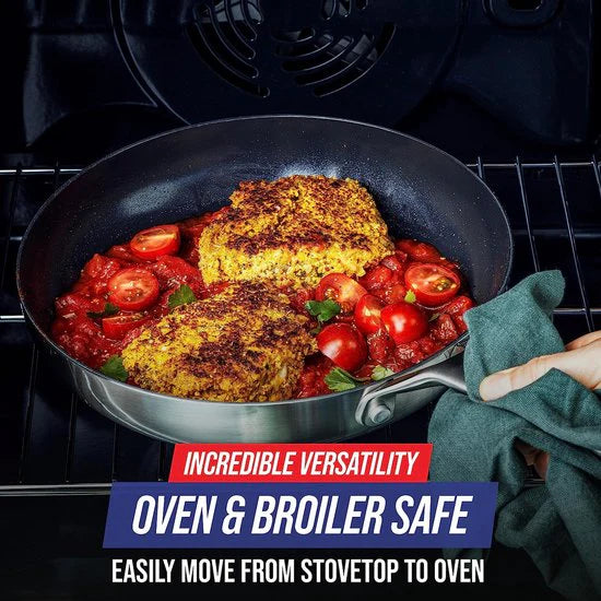 Комплект съдове за готвене Green Pan Blue Diamond 6 части, 3 Ply, покритие с диамантени кристали Thermolon