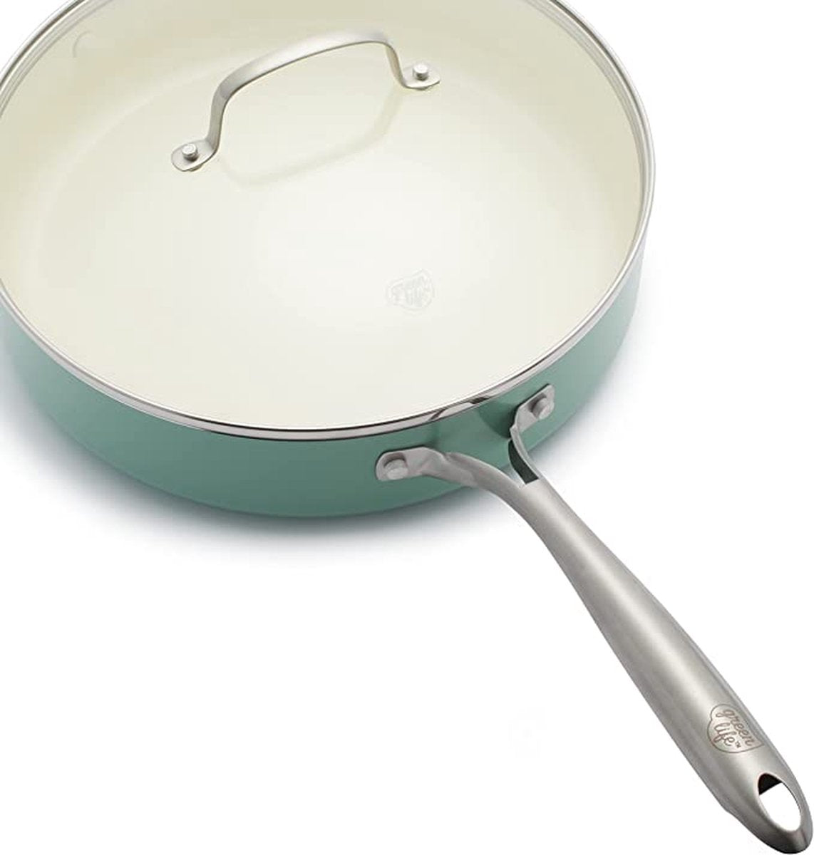 Тиган дълбок Green Pan Life Artisan D 30 cm 5 L Индукция,покритие с диамантени кристали Thermolon