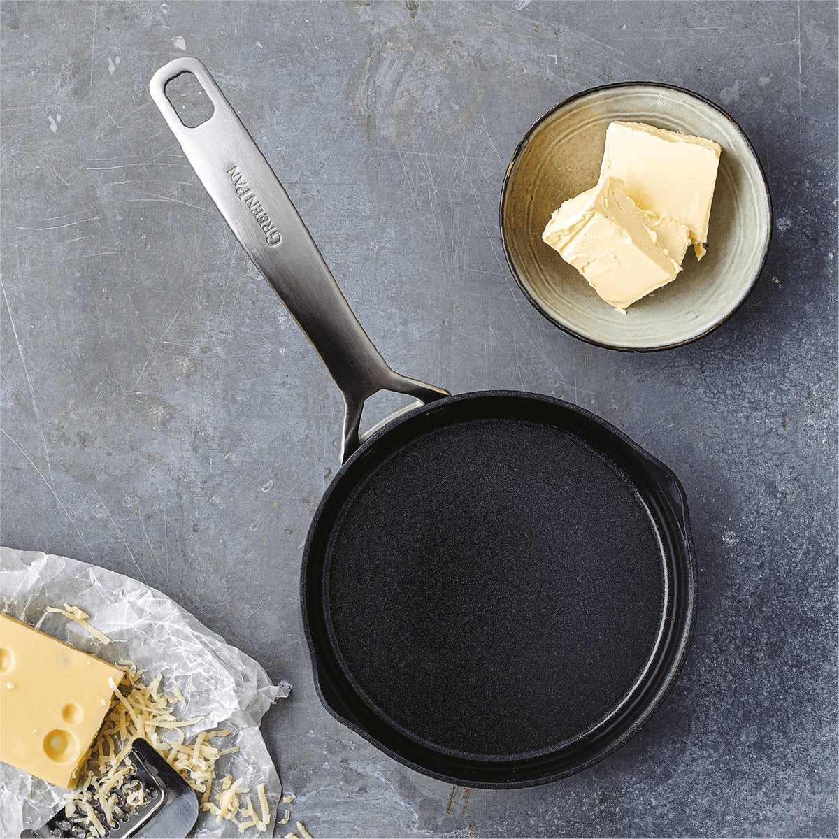 Касерола GreenPan Copenhagen D 16 cm 1,6 L керамично покритие Thermolon с диамантени кристали