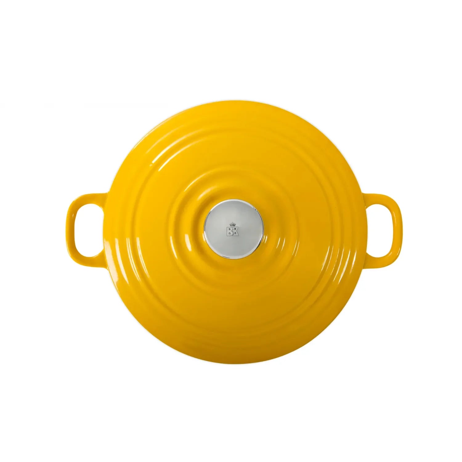 Чугунена емайлирана тенджера Bourgogne 24 см 4,3 литра жълта Sunny Yellow