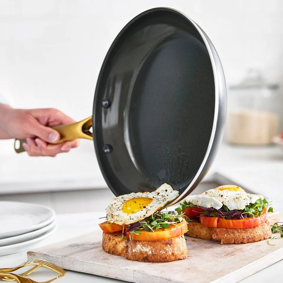 Тиган с керамично покритие Blue Diamond Gold Green Pan