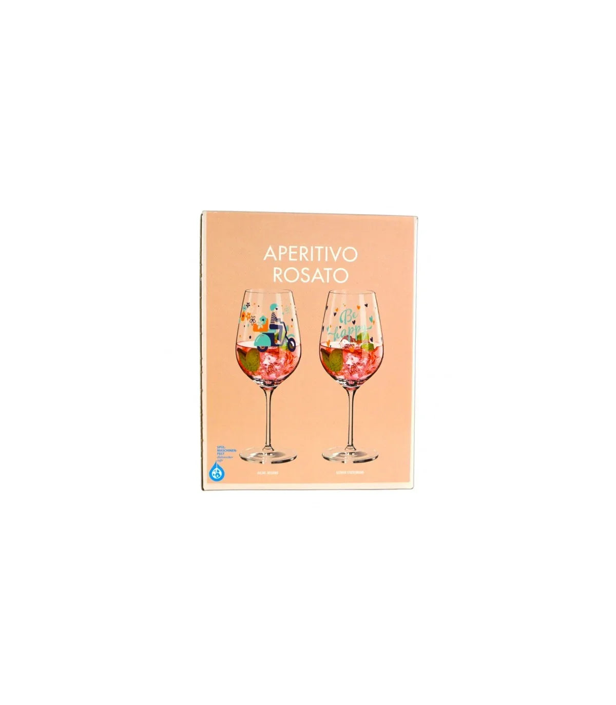 Комплект 2 чаши за вино Aperitivo Rosato Ritzenhoff, Made in Germany, кристал