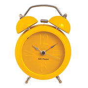 Часовник будилник Salt&Pepper Yellow 9 cm