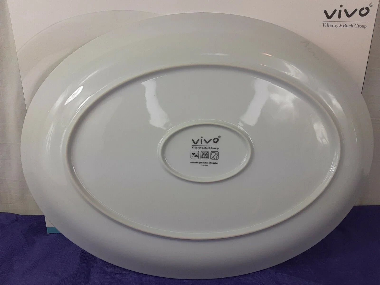 Овално плато за сервиране 31 cm порцеланова чиния Vivo Villeroy & Boch