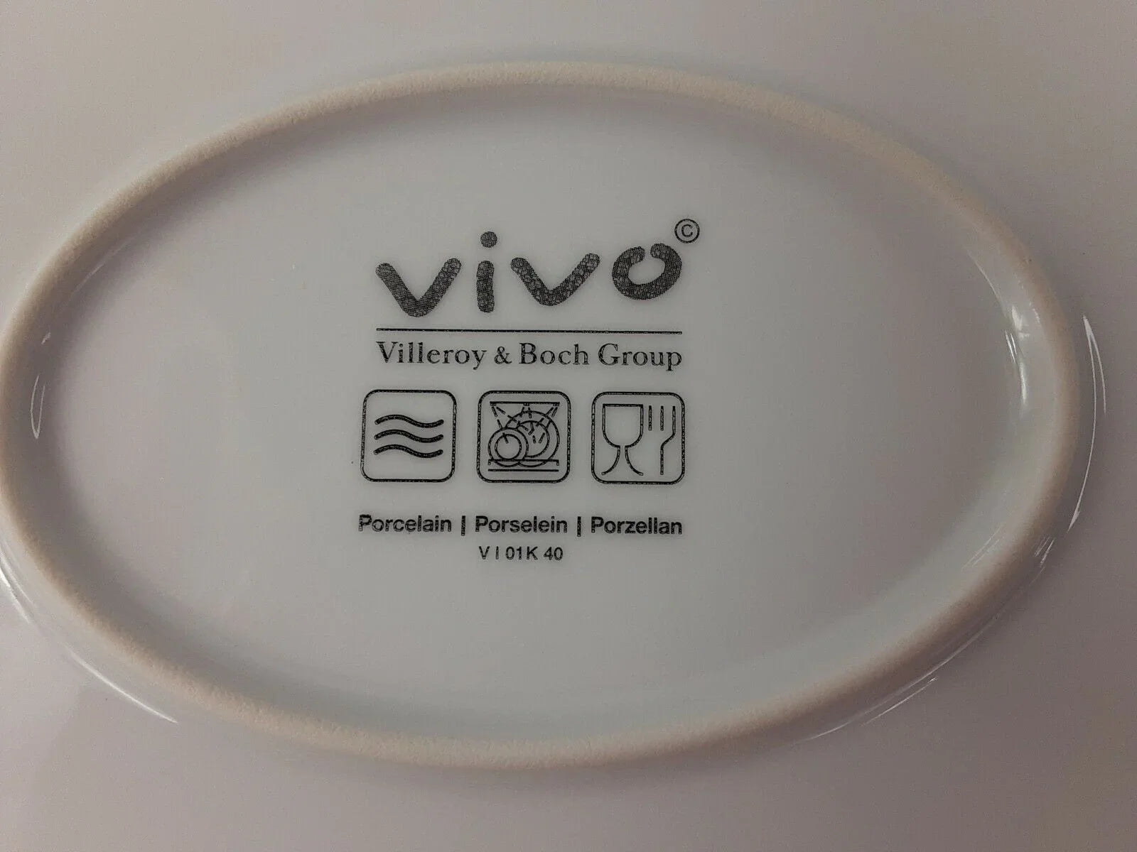 Овално плато за сервиране 31 cm порцеланова чиния Vivo Villeroy & Boch