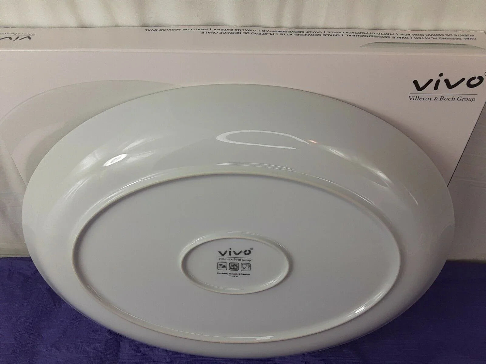 Овално плато за сервиране 31 cm порцеланова чиния Vivo Villeroy & Boch