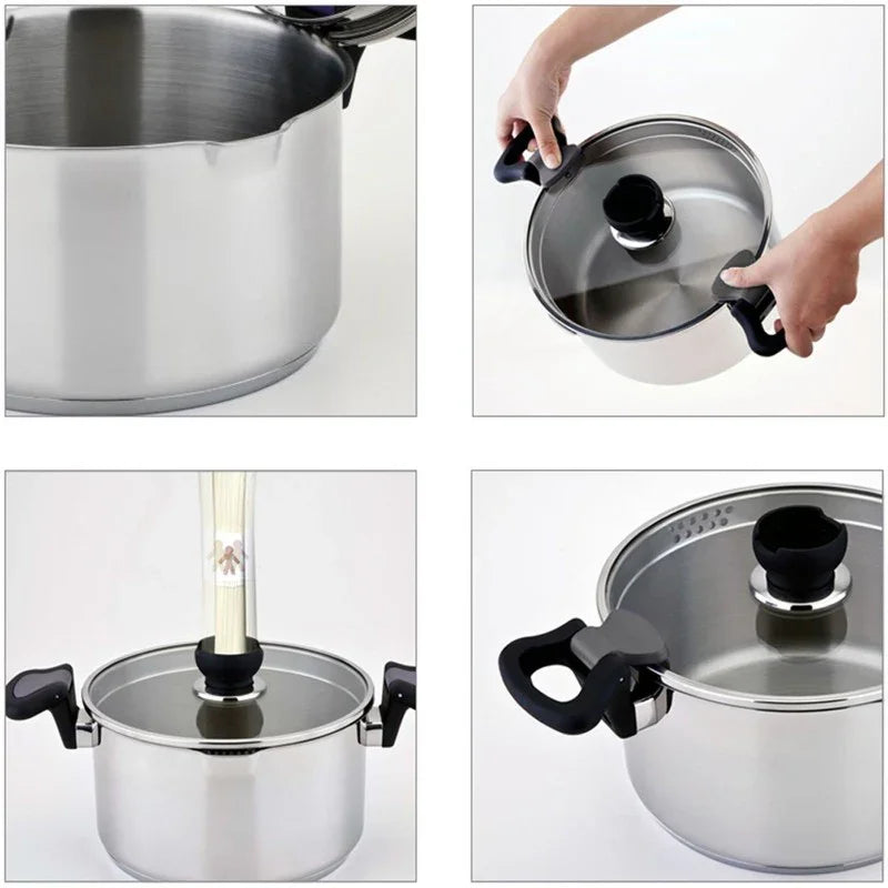 Тенджера  с капак и подвижни дръжки Aron CS Solingen D 24 cm 5L