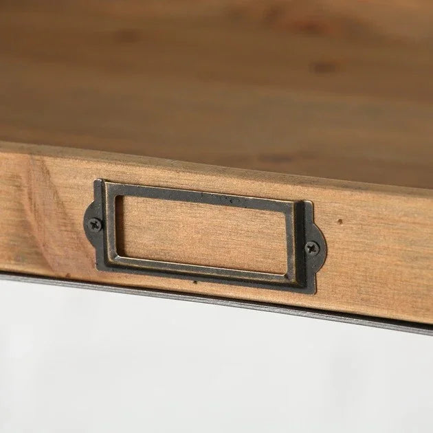 Етажерка Kalimba от метал и дърво масив, H110 cm