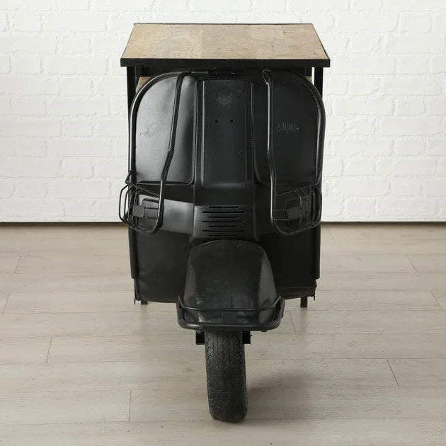 Регал  етажерка  Vespa  метал манго масив