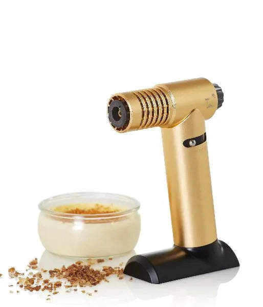 Кухненска газова горелка фламбе Brulee AdHoc FZ 63 цвят златен