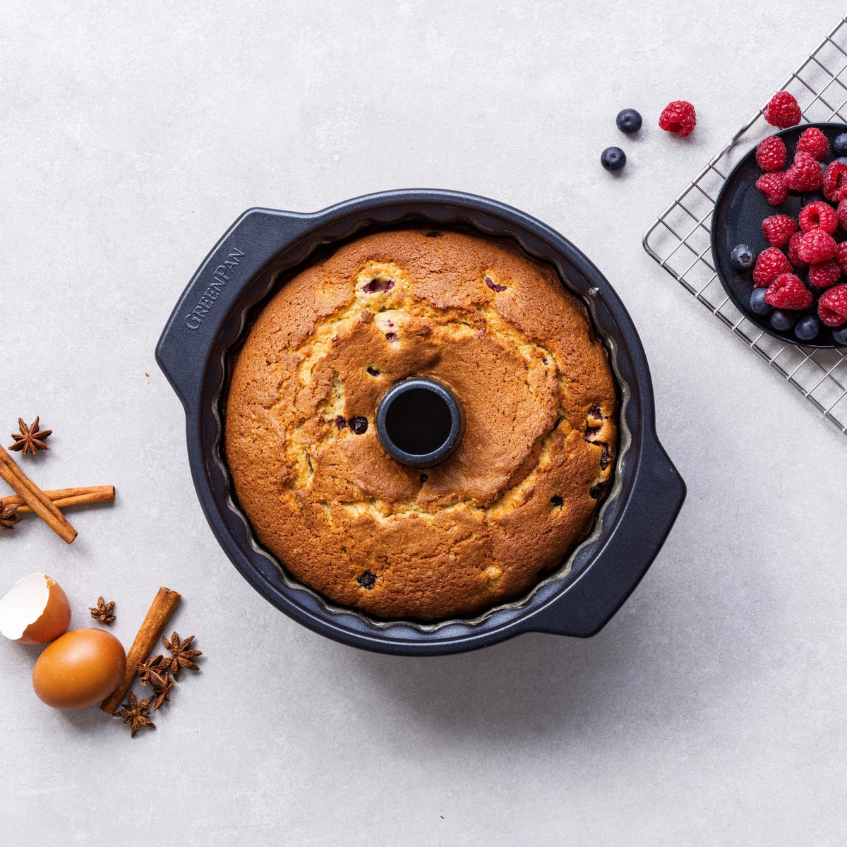 Форма за печене Bistro Green Pan D 24 cm незалепващо покритие Thermolon