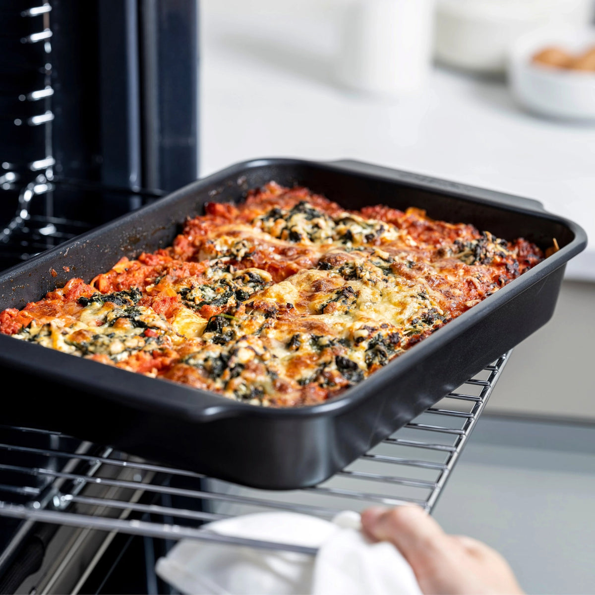 Тава за печене Bistro Green Pan 33x22,5 cm незалепващо покритие Thermolon