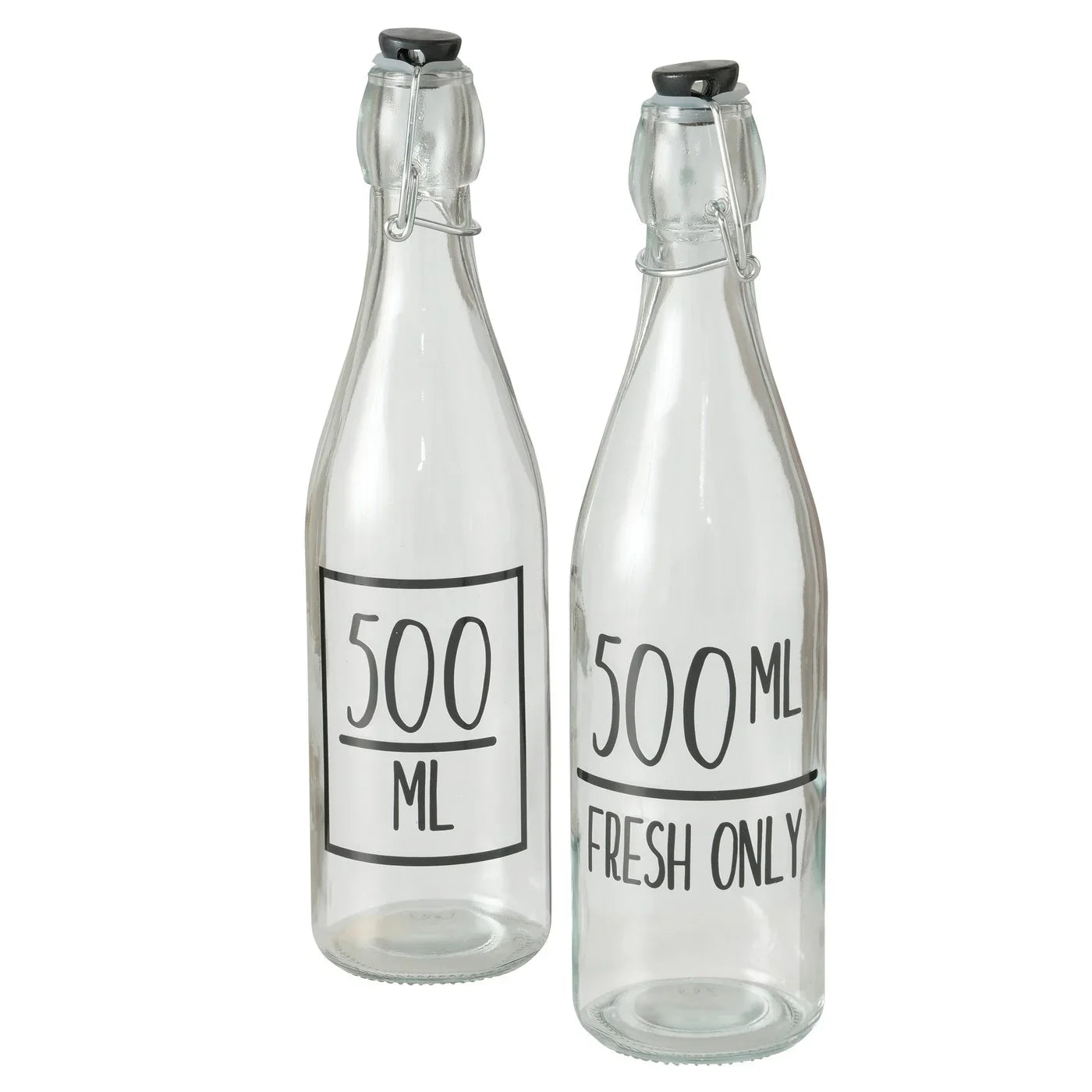 Шише Milly с капачка,стъкло 500 ml
