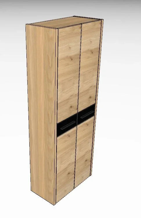 Гардероб Levio Voss 73x193x37 cm made in Germany дъб