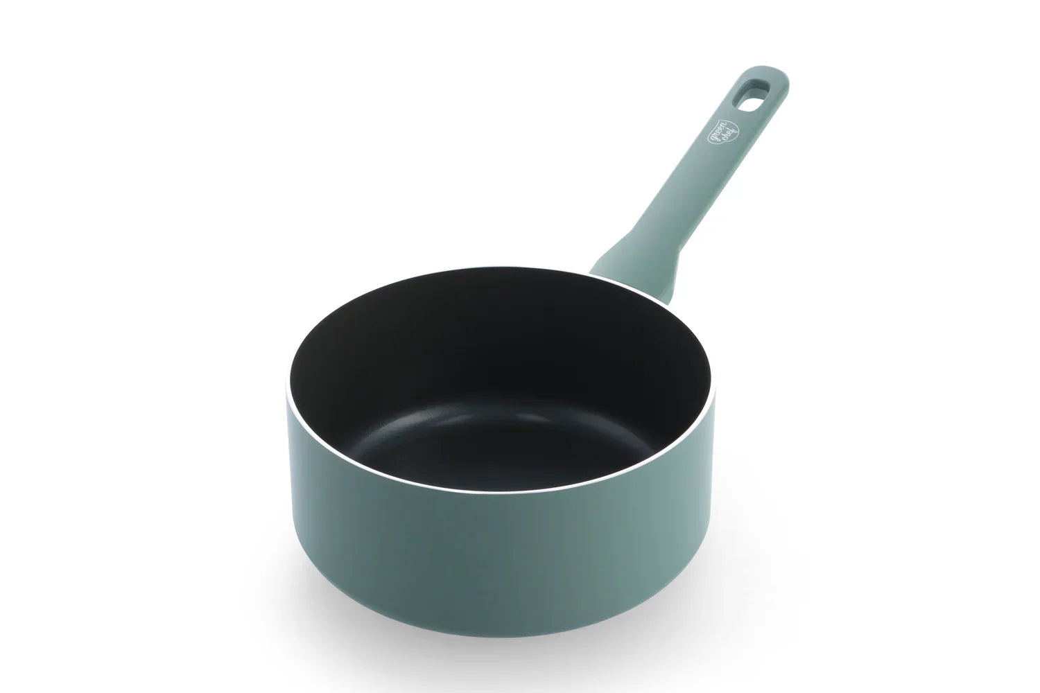 Касерола GreenPan Smokey blue D 16 cm 1,6 L керамично покритие с диамантени кристали