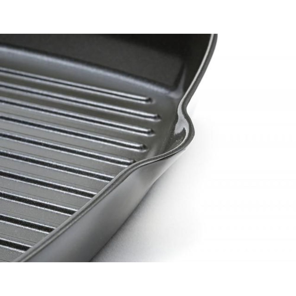 Грил тиган GreenPan Featherweights  26х26 см индукция, керамично покритие с диамантени кристали Thermolon