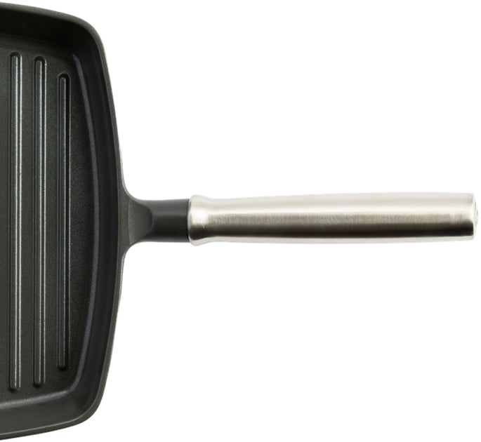 Грил тиган GreenPan Featherweights  26х26 см индукция, керамично покритие с диамантени кристали Thermolon