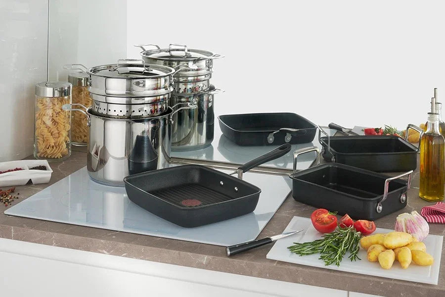Грил тиган Tefal Jamie Oliver Italian черен 27х23 см Индукция