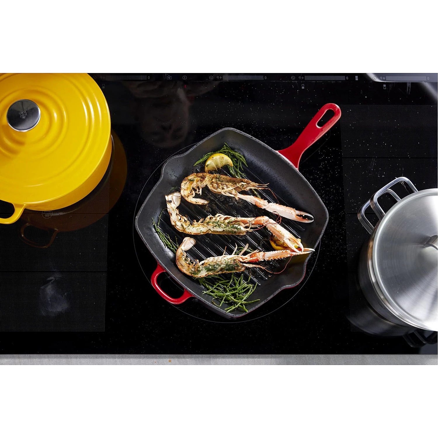 Грил тиган BK Bourgogne, 26x26 cm, емайлиран чугун