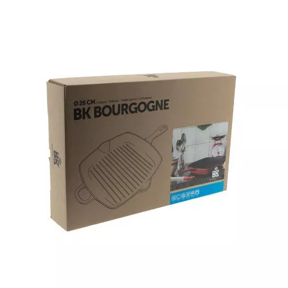 Грил тиган BK Bourgogne, 26x26 cm, емайлиран чугун