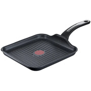 Грил тиган Tefal Selection 26 x 26 см, незалепващо покритие Tefal Titanium, температурен индикатор Thermo-Spot, Advanced Induction, за всички видове котлони, включително индукционни