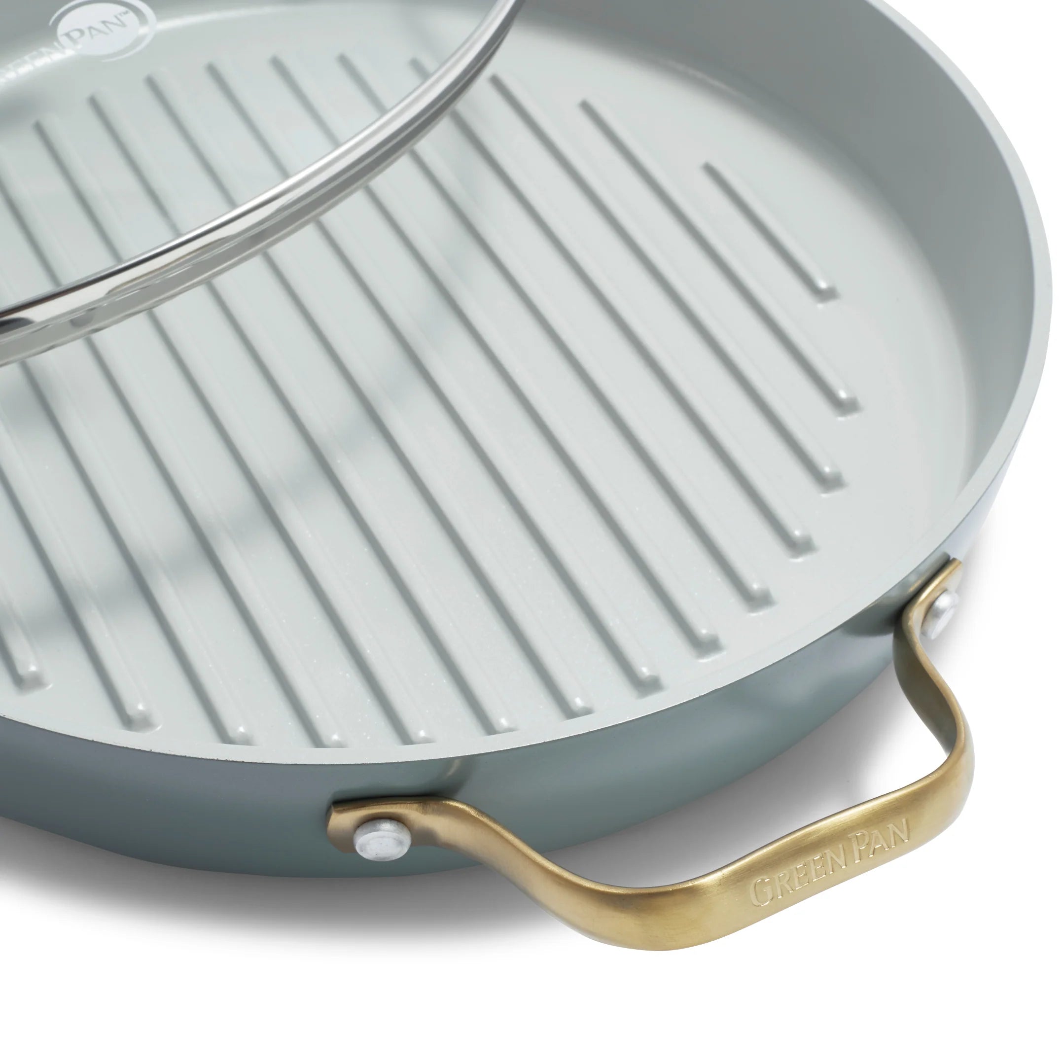 Грил тиган Green Pan Padova D 28 cm, керамично незалепващо покритие  Thermolon