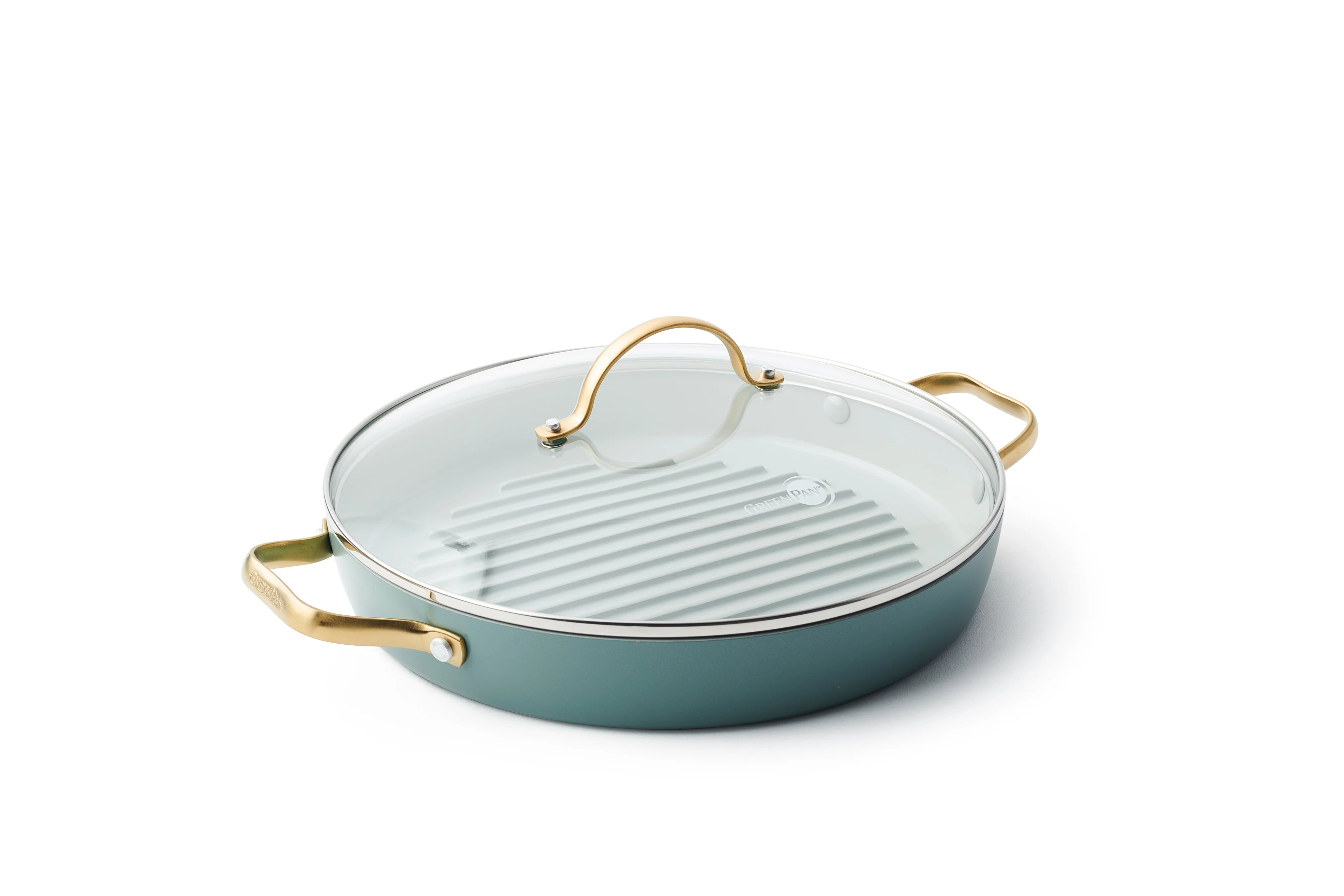 Грил тиган Green Pan Padova D 28 cm, керамично незалепващо покритие  Thermolon