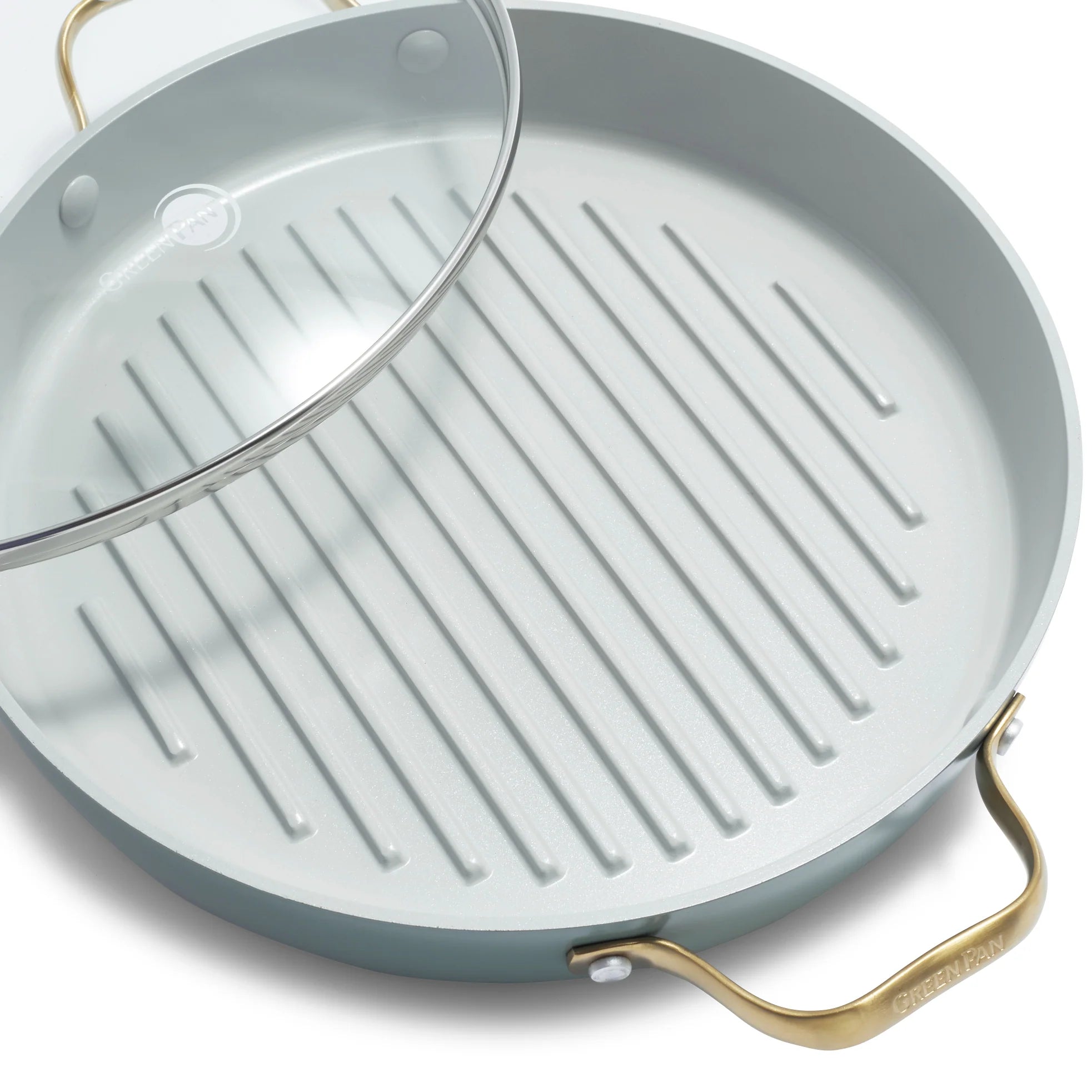 Грил тиган Green Pan Padova D 28 cm, керамично незалепващо покритие  Thermolon