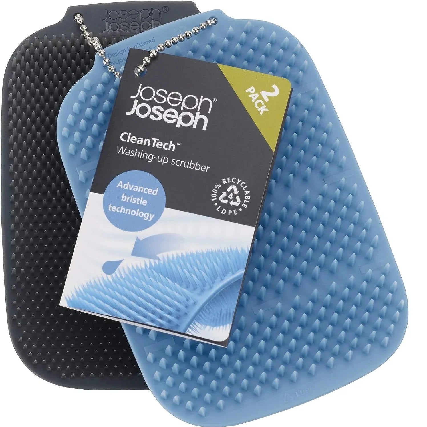 Хигиенична бързосъхнеща гъба Joseph Joseph CleanTech 2 бр.