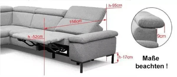 Холна гарнитура Detroit DFM релакс функция  мотор Made in Germany