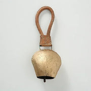 Златна камбана от метал цвят злато H25 cm