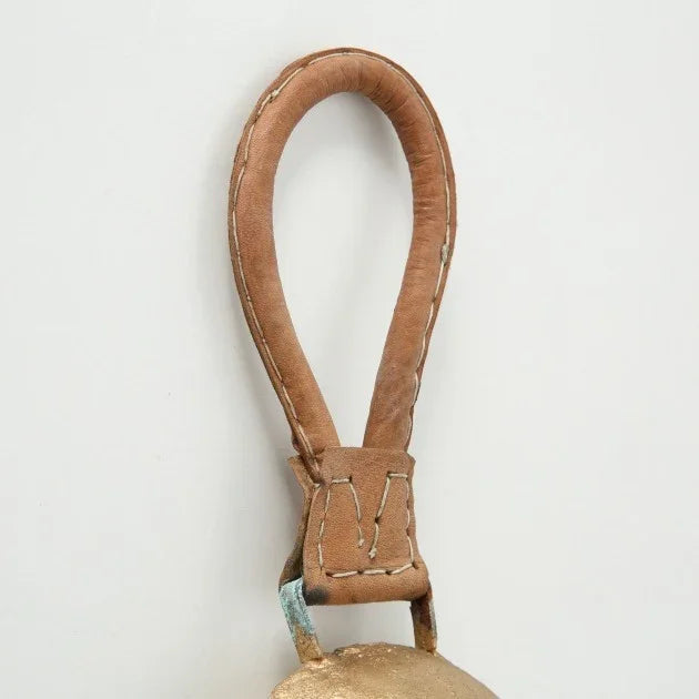 Златна камбана от метал цвят злато H25 cm