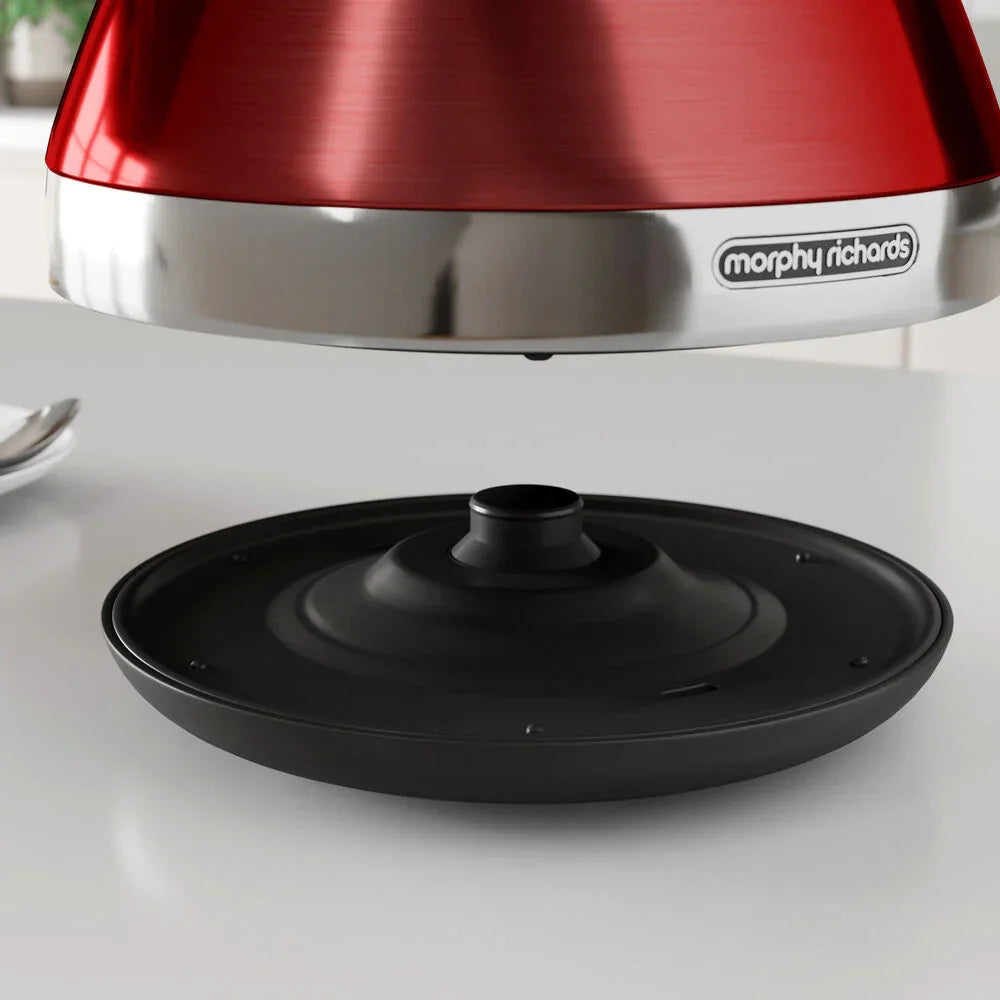 Кана за топла вода Morphy Richards 3000 W червена 1.5 л