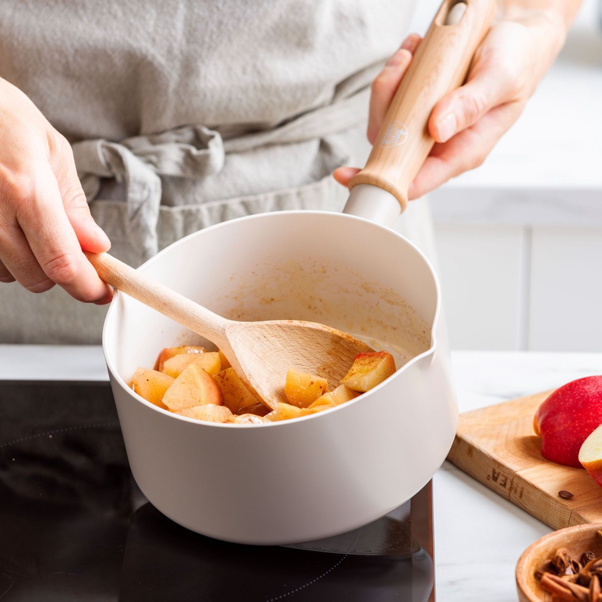 Касерола GreenChef Nordics  D 16 cm 1,6 L керамично незалепващо покритие Thermolon с диамантени кристали