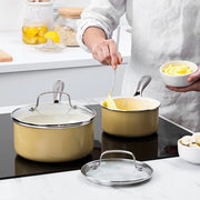 Комплект 2 бр. касерола Green Pan Life Artisan, индукция, покритие с диамантени кристали Thermolon