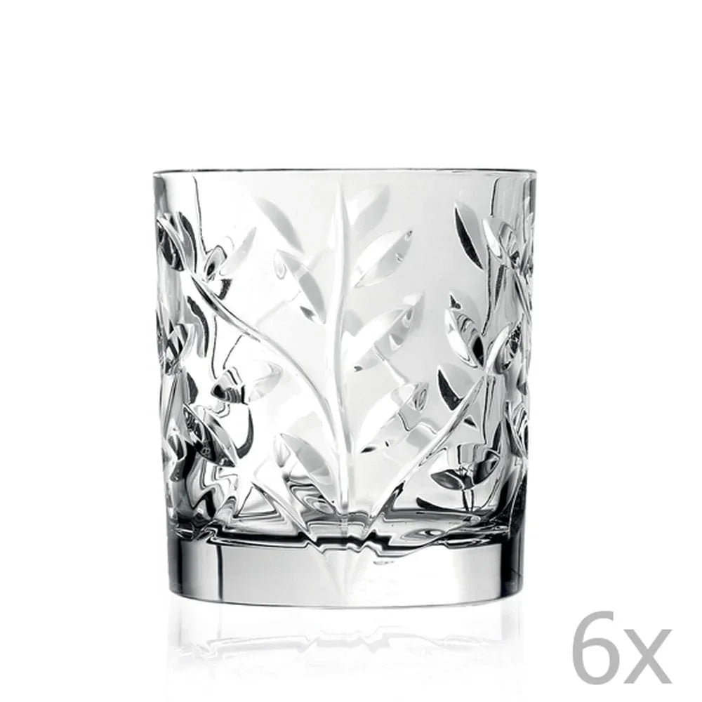 Комплект кристални чаши Laurus от RCR, 6 броя, 330 ml
