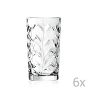 Комплект кристални чаши Laurus от RCR,6 броя,360 ml