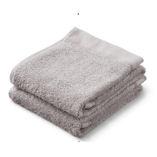 Комплект 2 броя хавлиени кърпи Fairtrade 30х50 см 100% памук 520 gr/m2 светло сиви