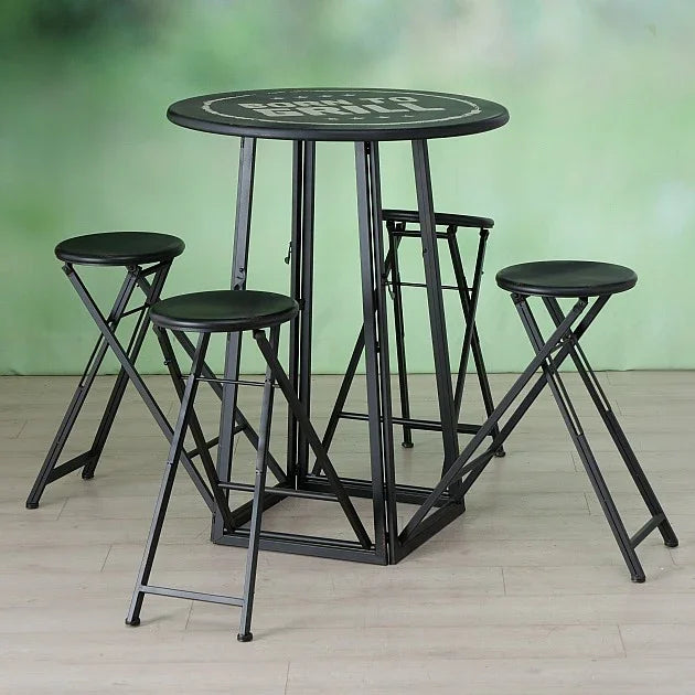 Комплект маса с четири  стола H 102 cm